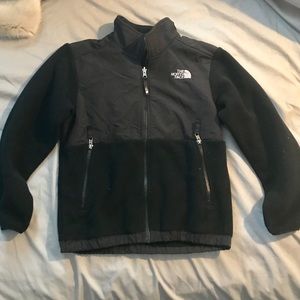 Boys black North Face jacket